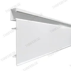 პლინტუსი ალუმინის Profil Center LED Best Deal 4/78 2500x78x12 მმ თეთრი