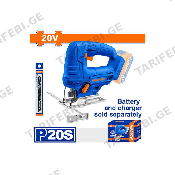 უსადენო ბეწვა ხერხი 20V (WLS1565) WADFOW