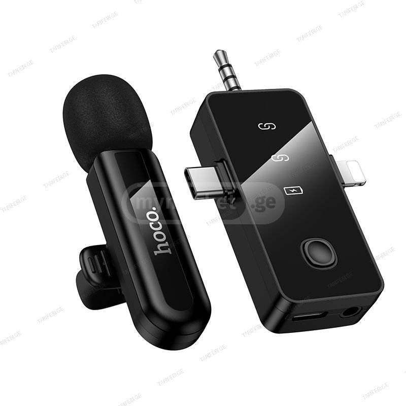მიკროფონი Hoco L20B Wireless Lavalier Microphone