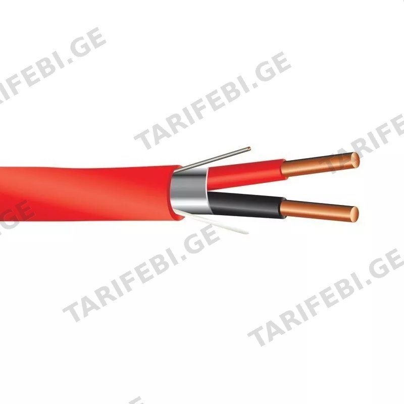 სახანძრო სიგნალიზაციის კაბელი J-Y(St)Y 1 x 2 x 0,8 mm + 0,4 mm – PVC – FIRE ALARM CABLE (200 m) (30621)
