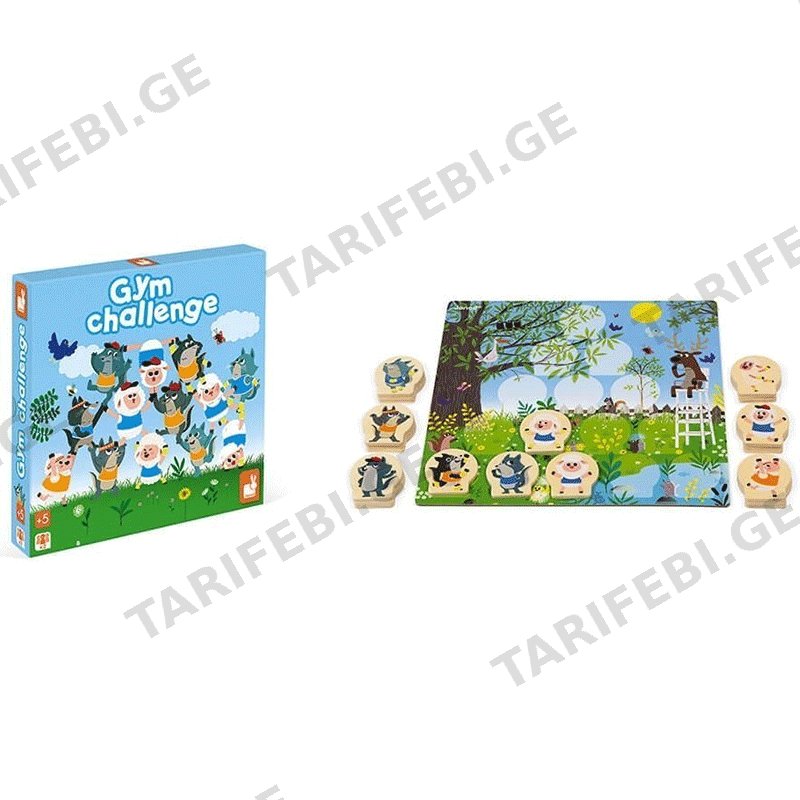 სამაგიდო თამაში JANOD GYM CHALLENGE BOARD GAME J02639