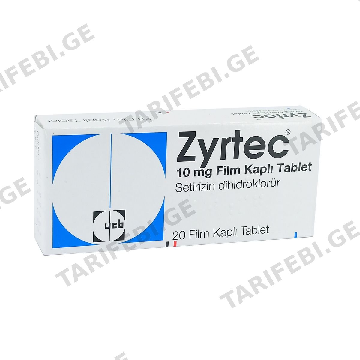 ზირტეკი - Zyrtec 10მგ 20 ტაბლეტი