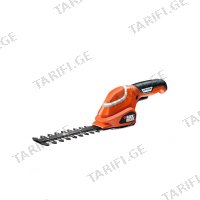 (7V) ბუჩქის საკრეჭი აკუმულატორით BLACK+DECKER GSL700KIT
