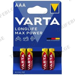 Varta Long Life Max Power 4 AAA