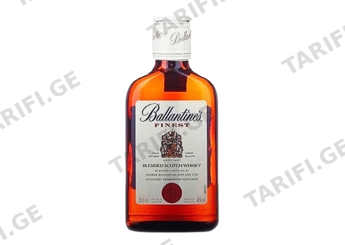 შოტლანდიური ვისკი Ballantine's Finest - 0.2L