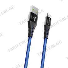 BOROFONE BU13 Craft Micro 4A fast charging data cable Black