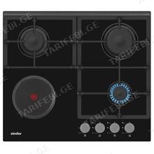 Simfer H6MR3154HB კომბინირებული ჩასაშენებელი ქურის ზედაპირი