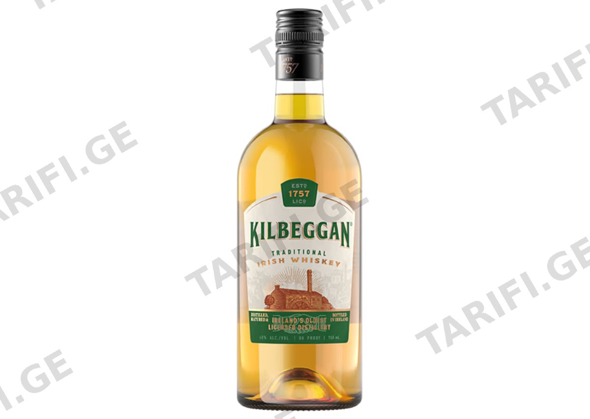 ირლანდიური ვისკი Kilbeggan - 1L