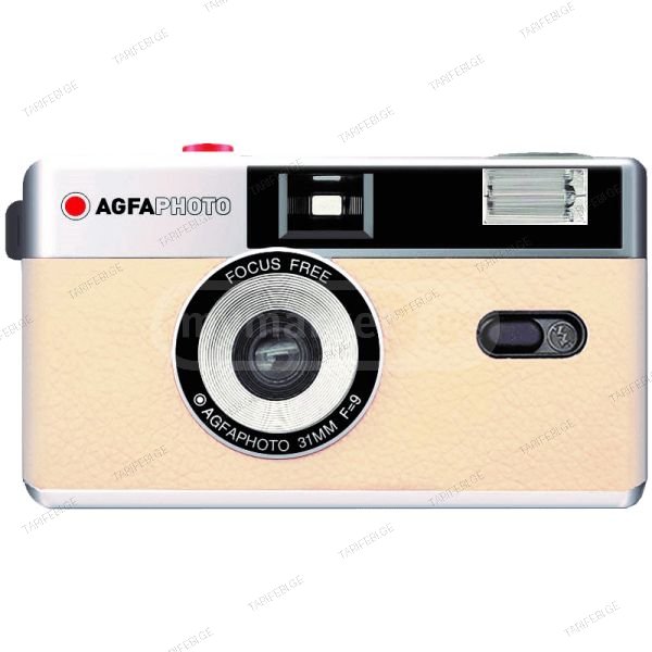 AGFA Reusable Camera Argentique Camera Beige