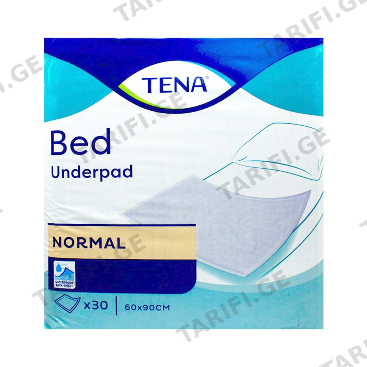 მწოლიარეს ზეწარი 60X90 30 ცალი 9319 ტენა - Tena