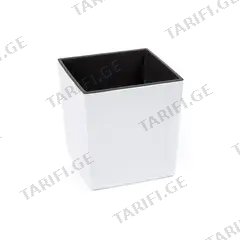 ქოთანი ყვავილის Lamela JUKA planter white 40x40 სმ