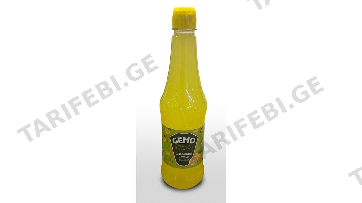 გემო ლიმონის სოუსი