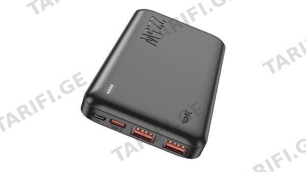 Hoco Პორტატული Დამტენი J101 Ultra Thin 22.5w (10000mah) Power Bank