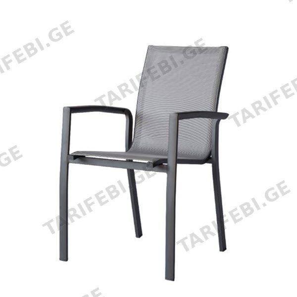 სკამი Sultan Textile Dining Chair gunmetal