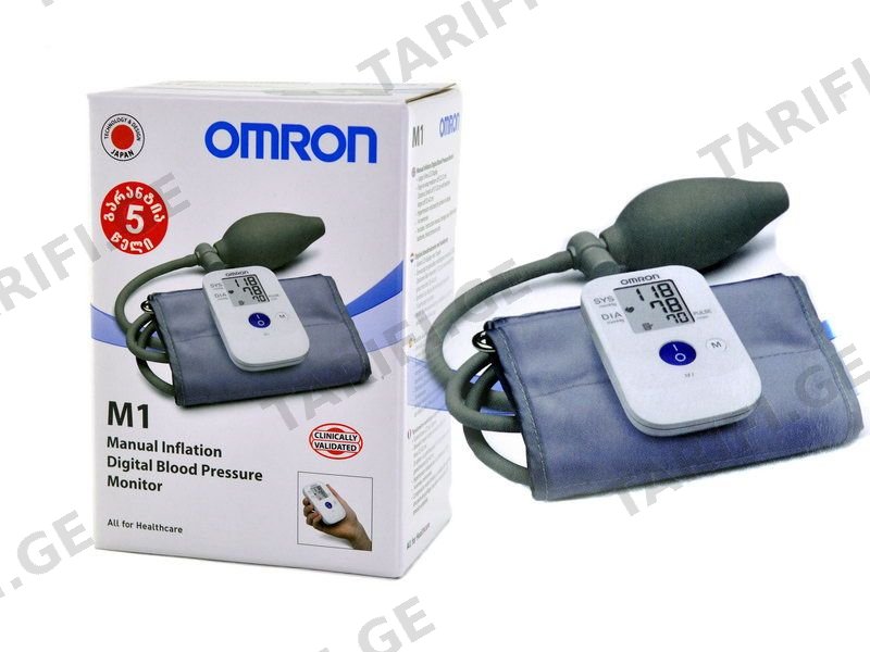 Omron - ომრონი წნევის საზომი აპარატი M1 ნახევრადავტომატური