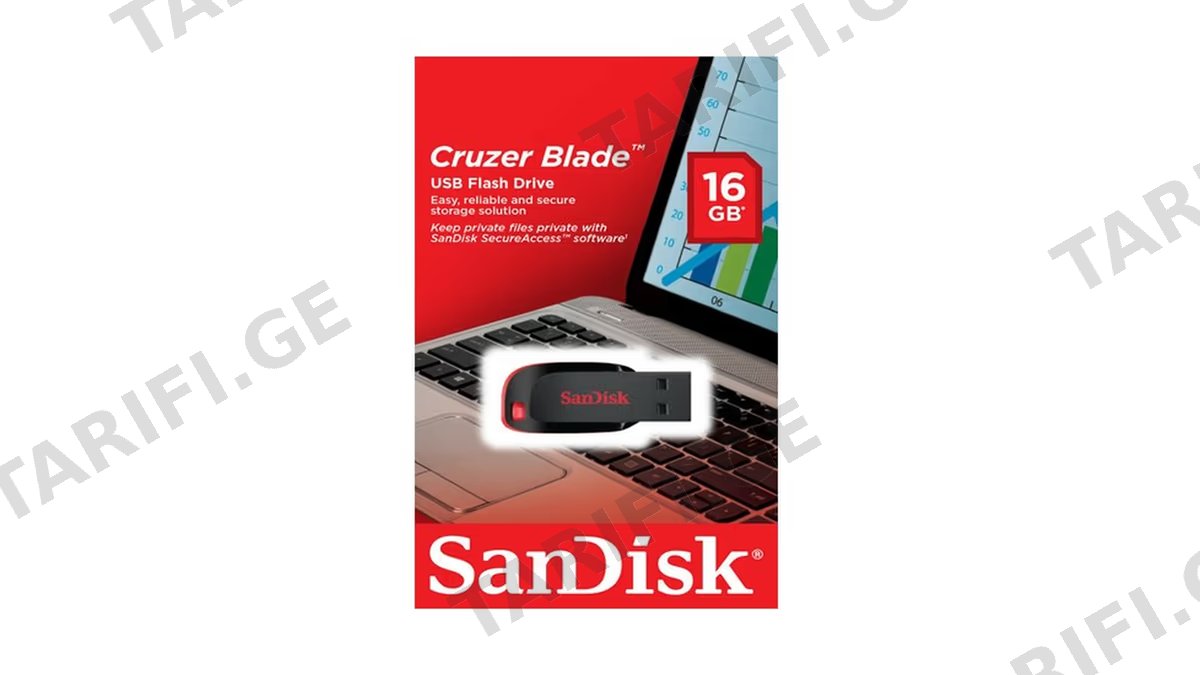 Sandisk Cruzer Blade 16GB SDCZ50-016G-B35 black