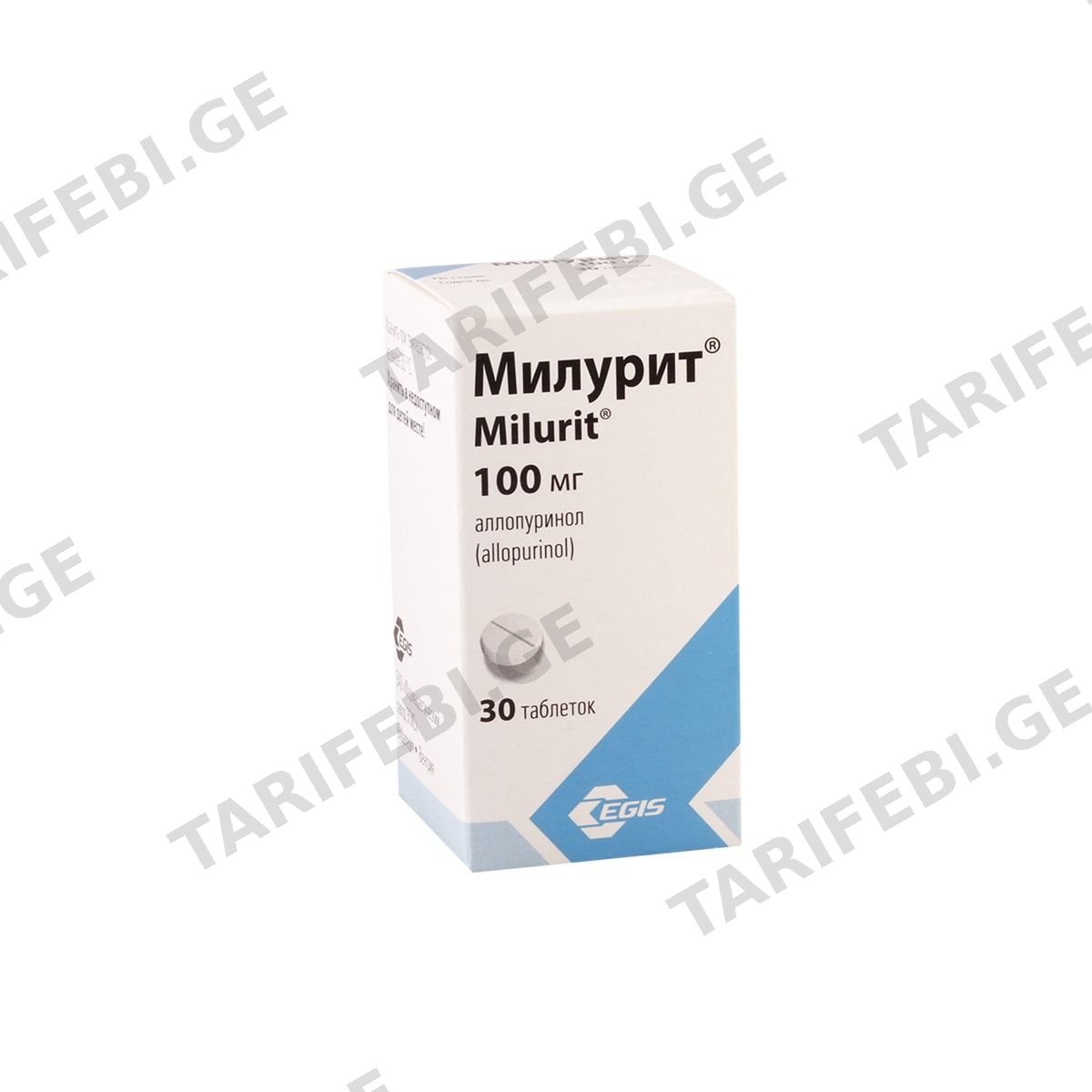 მილურიტი - Milurit ტაბ. 100მგ 30 ტაბლეტი
