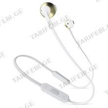 JBL Tune 205BT Champagne Gold უსადენო ყურსასმენი