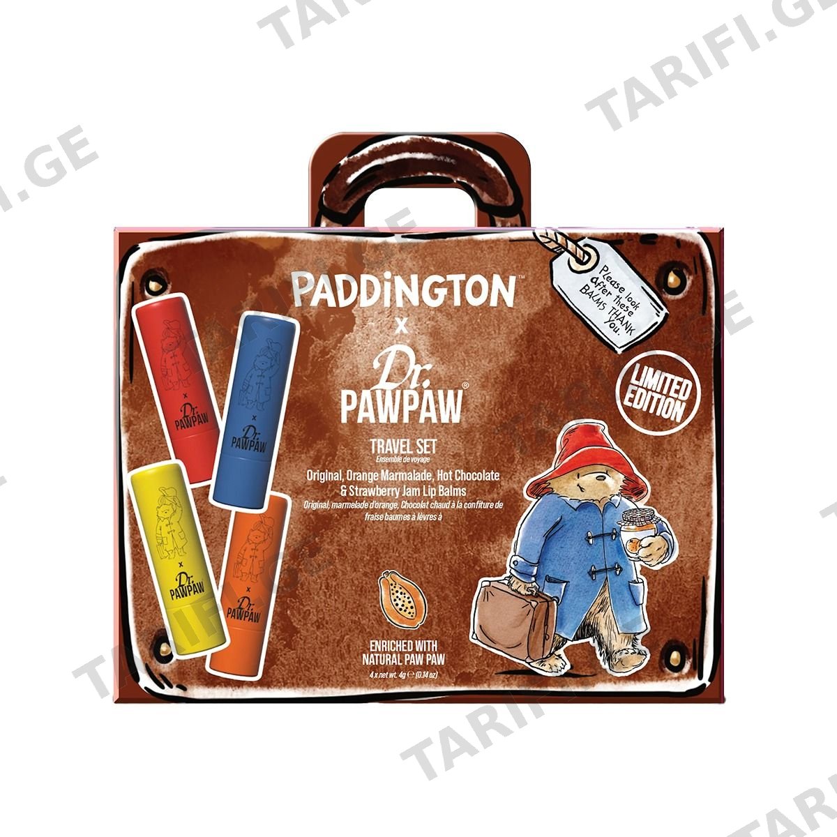 ტუჩის მოვლის ნაკრები Travel Pad 4485 დოქტორ პაუ პაუ - Dr. Pawpaw