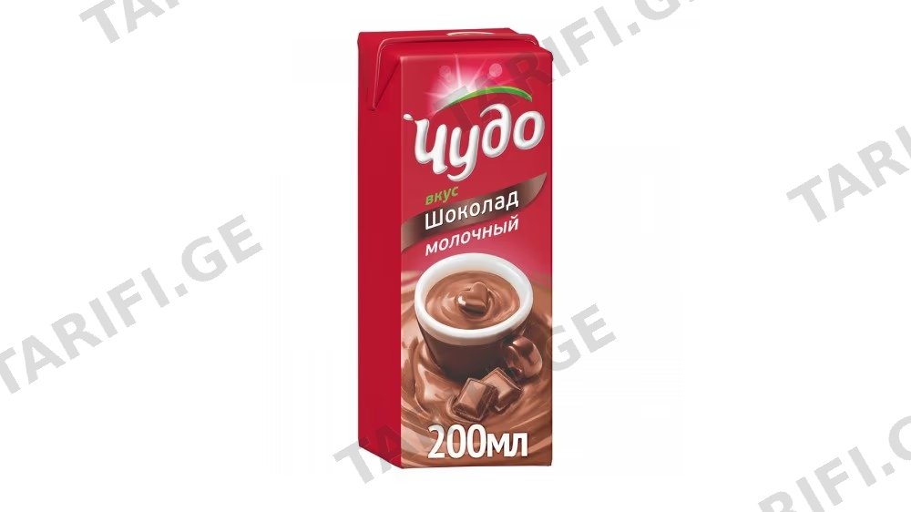 ჩუდო კოქტეილი შოკოლადი 3% 200გრ
