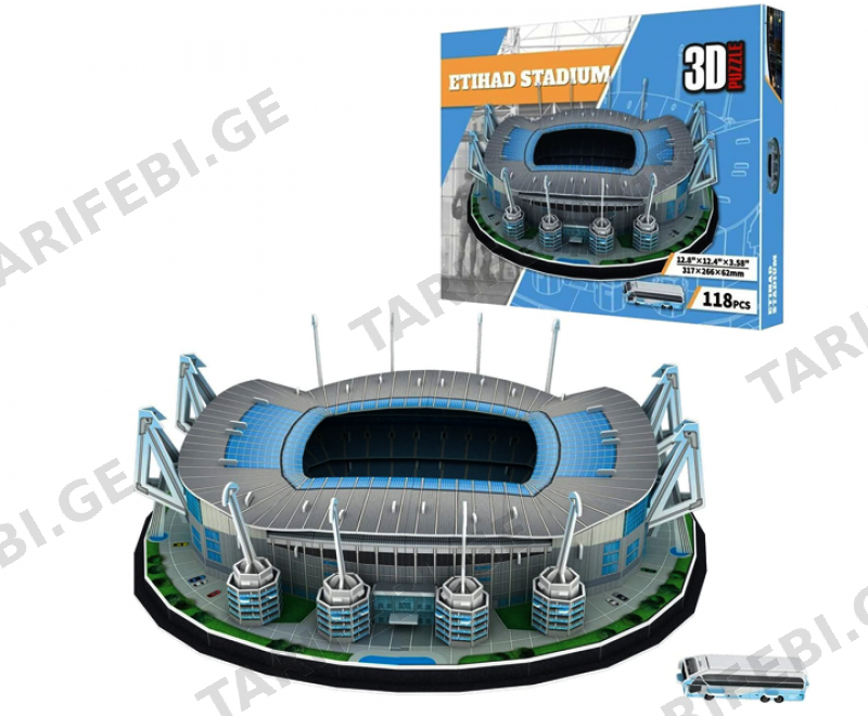 სტადიონის 3D ფაზლი - ETIHAD STADIUM