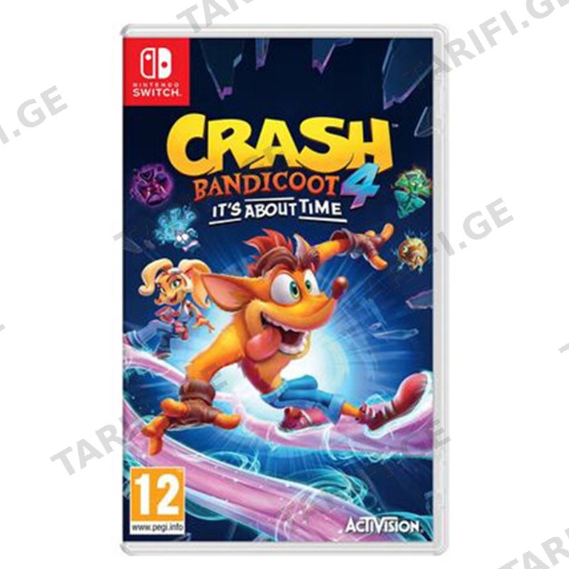 ვიდეო თამაში CRASH BANDICOOT 4 IT'S ABOUT TIME (NINTENDO SWITCH)