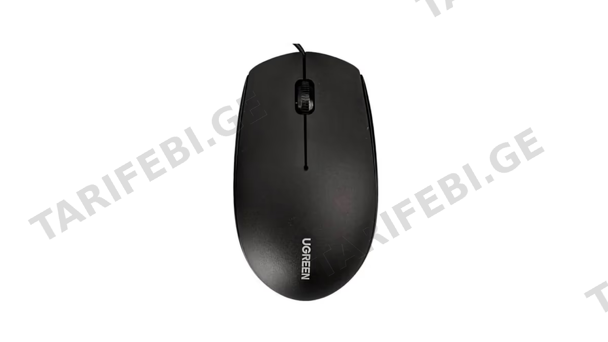 მაუსი UGREEN MU007 (90789), Wired, USB, Mouse, Black