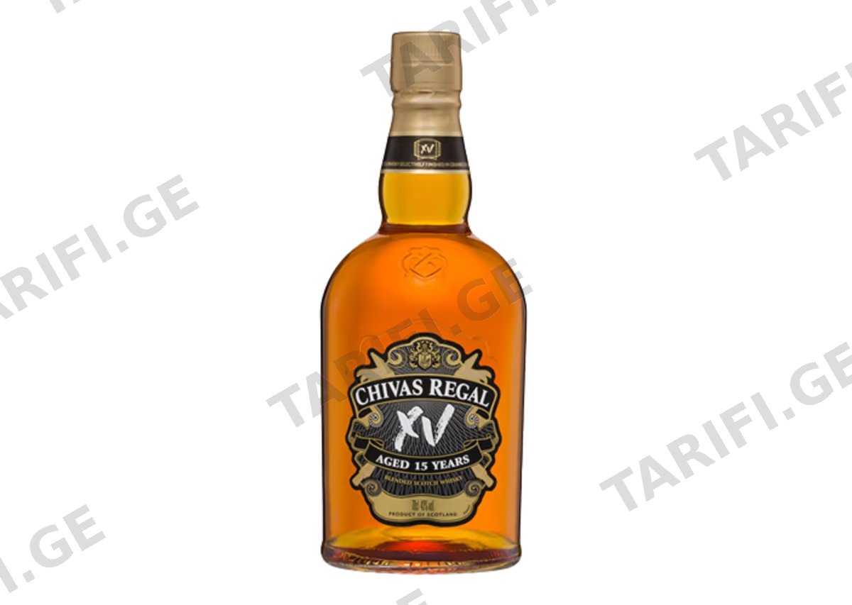 შოტლანდიური ვისკი Chivas Regal, 15 წლიანი - 0.7L