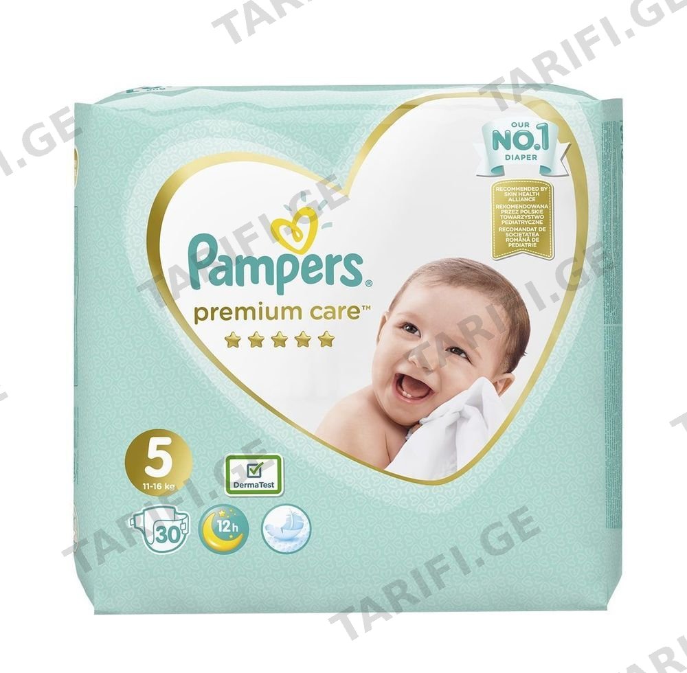 პამპერსი პრემიუმი S5 4x30 9399 pampersi premium qea 7-18 #52
