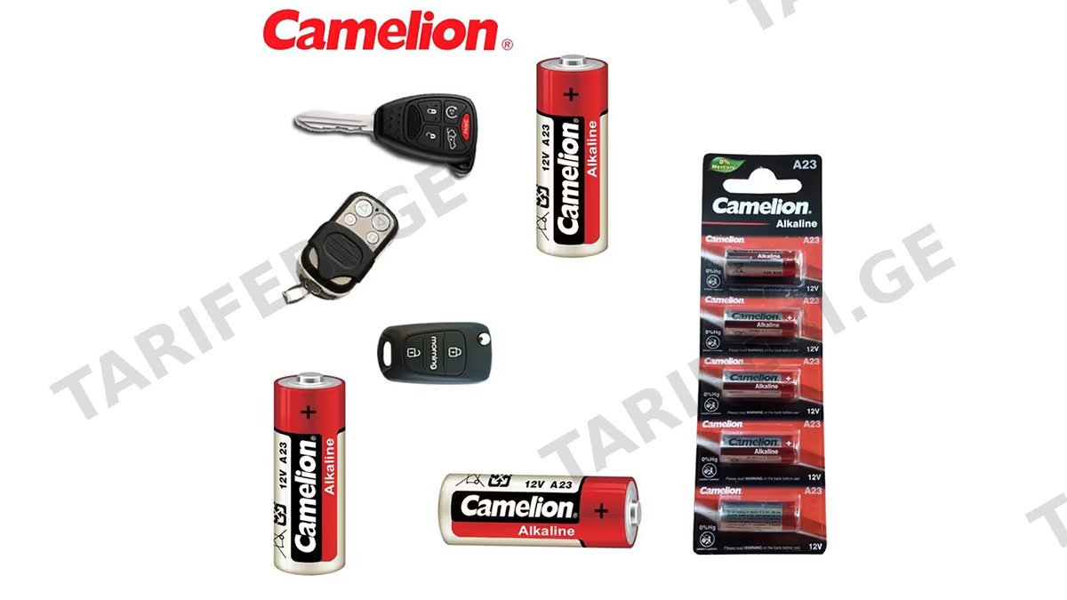Camelion A23 ელემენტი (1ცალი) (5087)