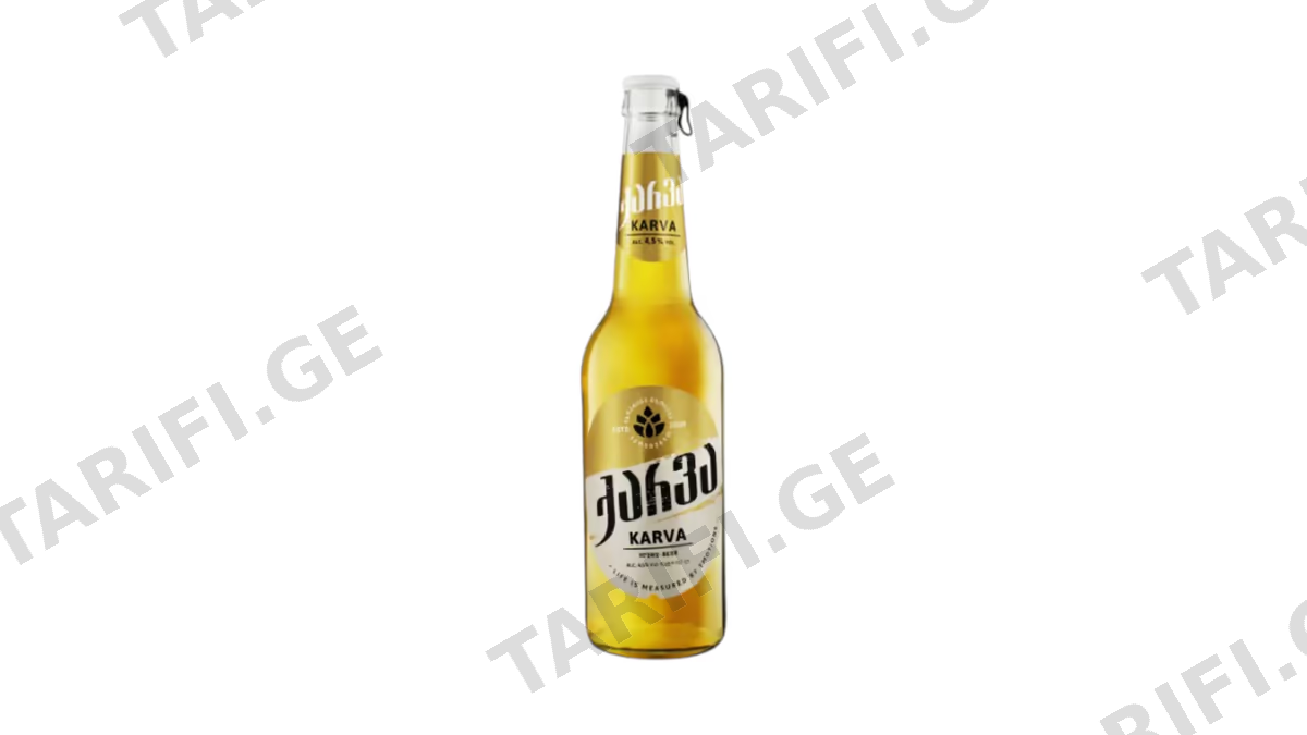 BEER - Karva - 0,5L. ლუდი - ქარვა