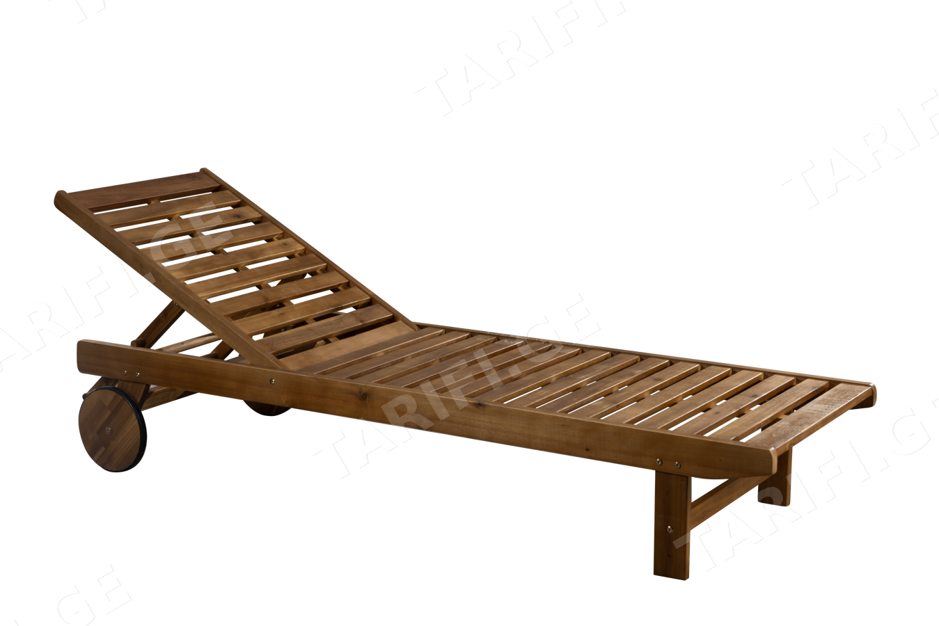 შეზლონგი აკაციის ხის 193*60*30 SL002