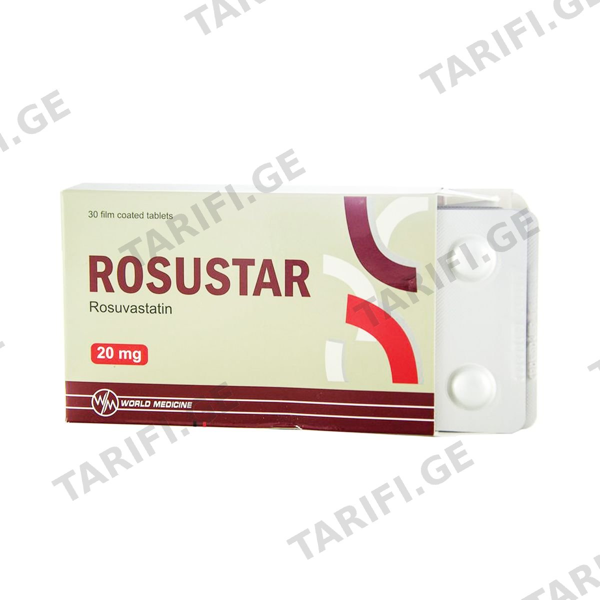 როსუსტარი - Rosustar 10მგ 30 ტაბლეტი