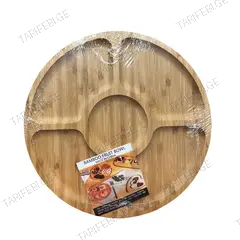 თეფში ბამბუკის 30x30x1,7 MG-1231