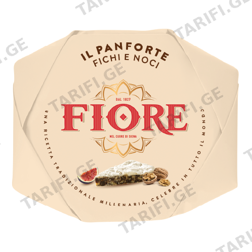იტალიური PANFORTE ლეღვისა და თხილის / FIORE/ 227 გრ