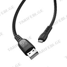HOCO S6 Sentinel charging data cable with timing display for Micro