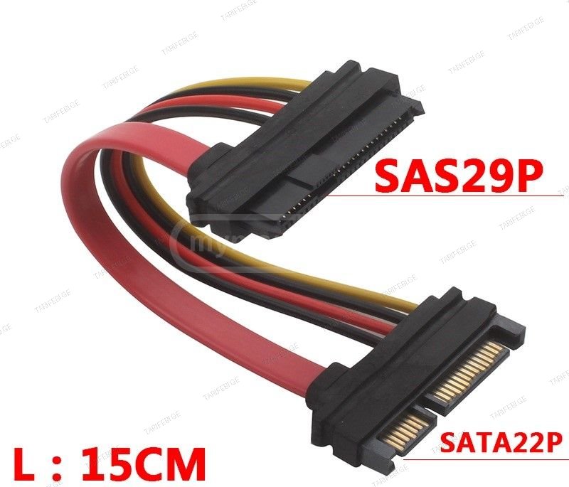SAS (29pin) HDD to SATA (22pin) adapter