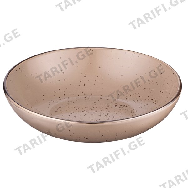 წვნიანის თეფში ARDESTO AR0820EBR EMILIA, 20CM, SOUP PLATE, BROWN