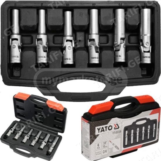 თავაკების ნაკრები ( ძრავის სანთლების) YATO YT-05339