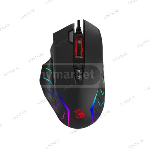 მაუსი - A4Tech Bloody J95S 2-Fire RGB Stone Black