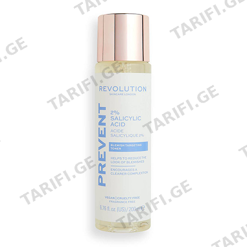 რევოლუშენი - Skincare Salicylic Acid 2% სახის ტონერი 200მლ