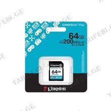 SDG4/64GB KINGSTON 64GB SDXC Canvas Go Plus Gen4 200MB/s C10 UHS-I U3 V30