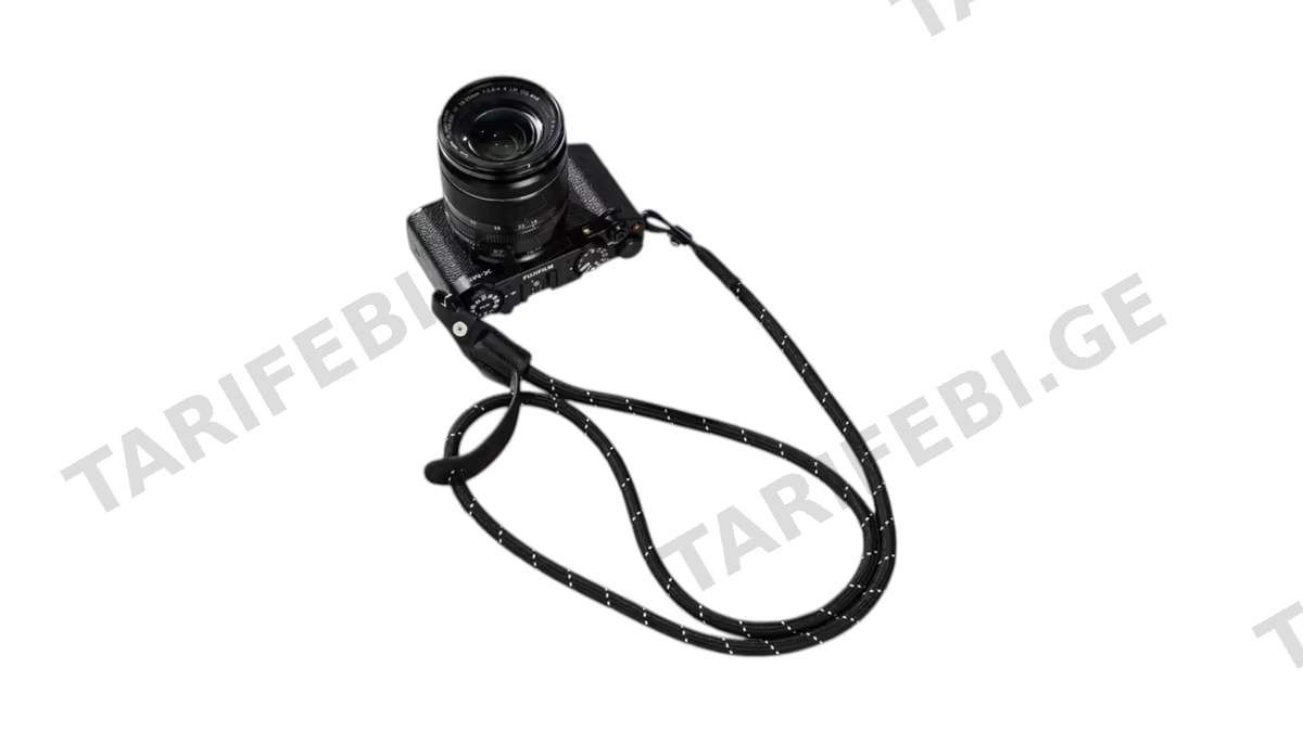 აპარატის ხელის თოკი SmallRig Universal Braided Shoulder Strap (Black) - 4882