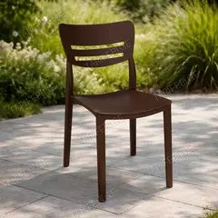 ბაღის სკამი  YAPRAK CHAIR brown CT036