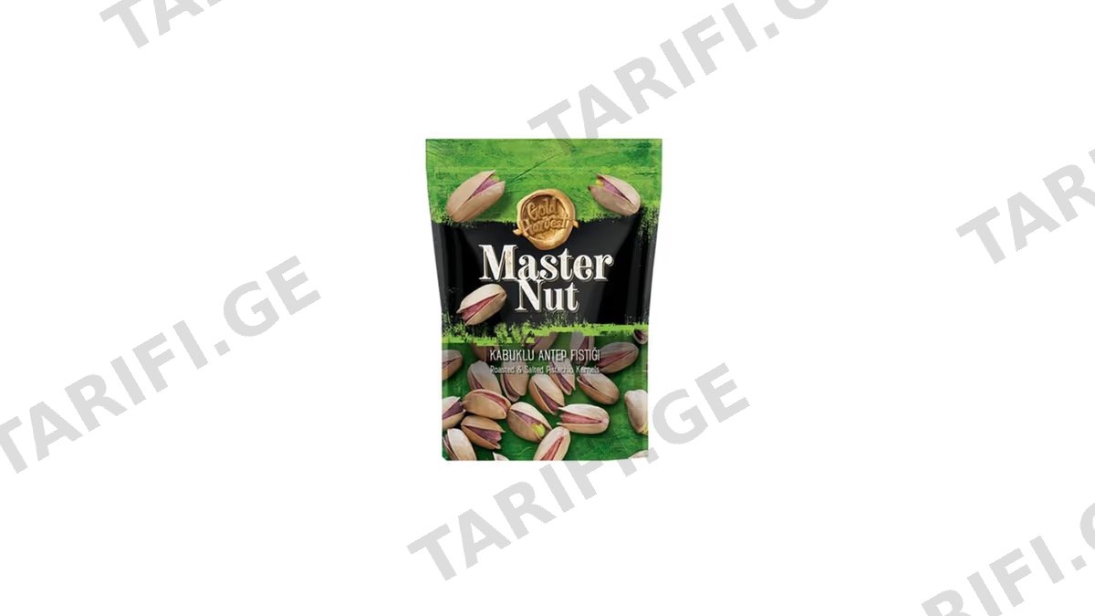 MASTER NUT ფსტა მოხალული მარილ-120გრ