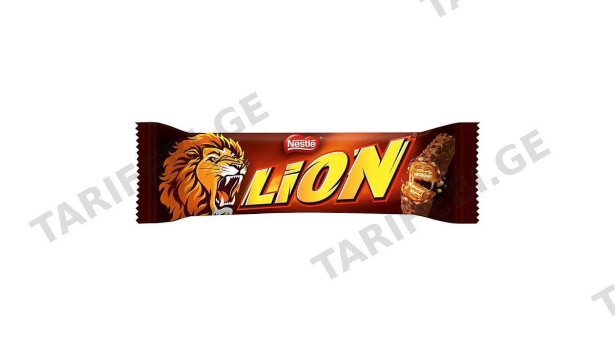 LION შოკოლადის რიგელი