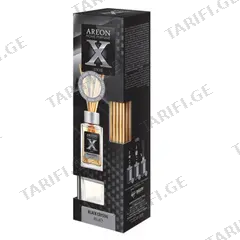 სახლის არომატიზატორი Areon X Version Black crystal 038131 85 მლ