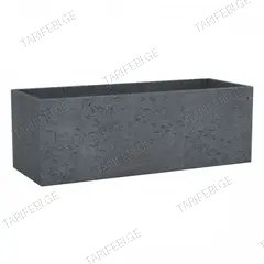 ქოთანი პლასტმასის Scheurich 240/80 C-CUBE LONG STONY BLACK