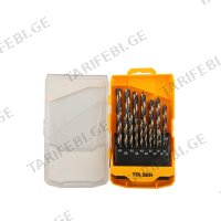 (19ც) ბურღის ნაკრები TOLSEN 75086