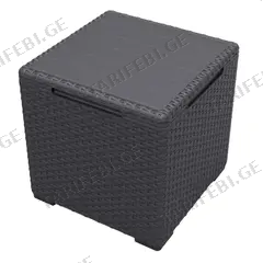 შესანახი ყუთი ბაღის Keter Vigo 37x37x37 სმ გრაფიტი